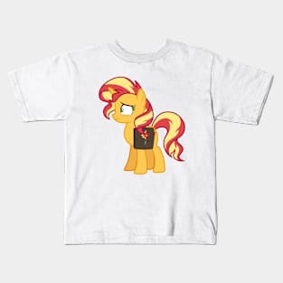 Pony Sunset 1 Kids T-Shirt